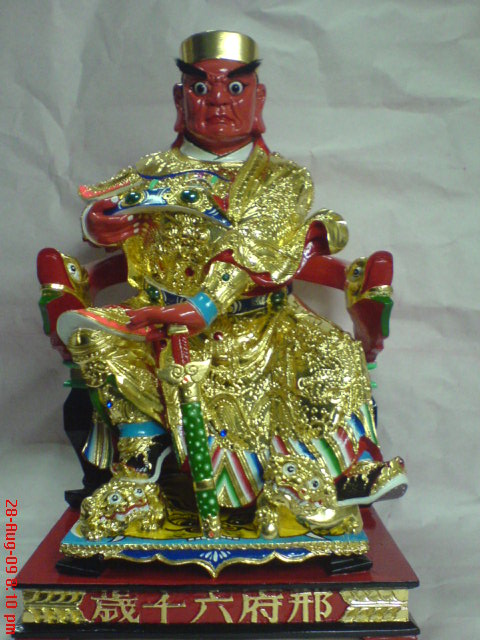 邢府六千歲,神像雕刻