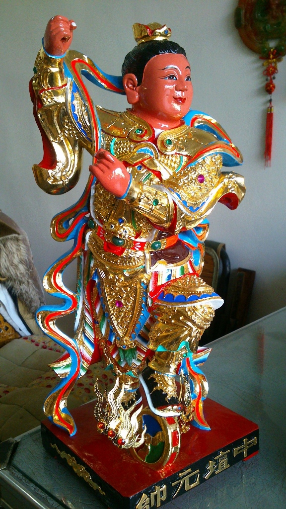 中壇元帥,三太子,神像雕刻