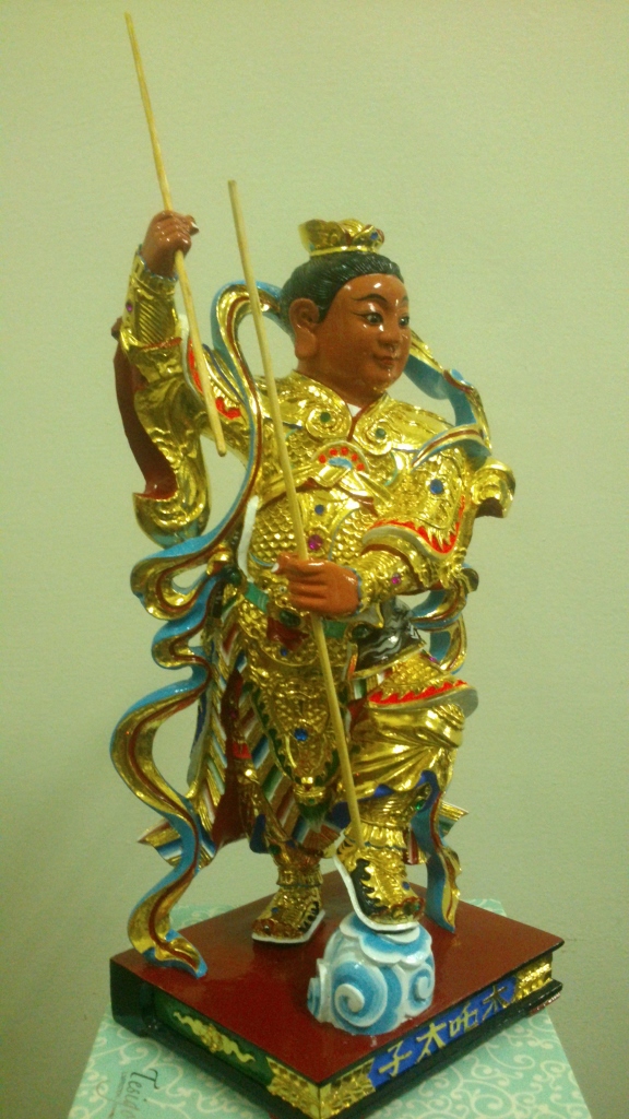 木吒太子,二太子,神像雕刻