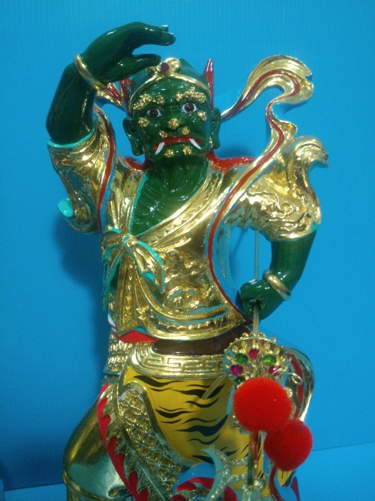 千里眼,順風耳,神像雕刻
