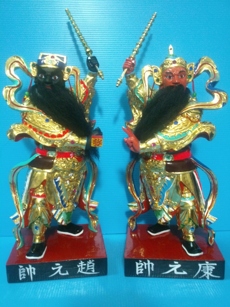 神像雕刻,康元帥,趙元帥