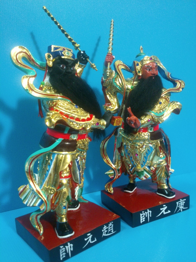 神像雕刻,康元帥,趙元帥