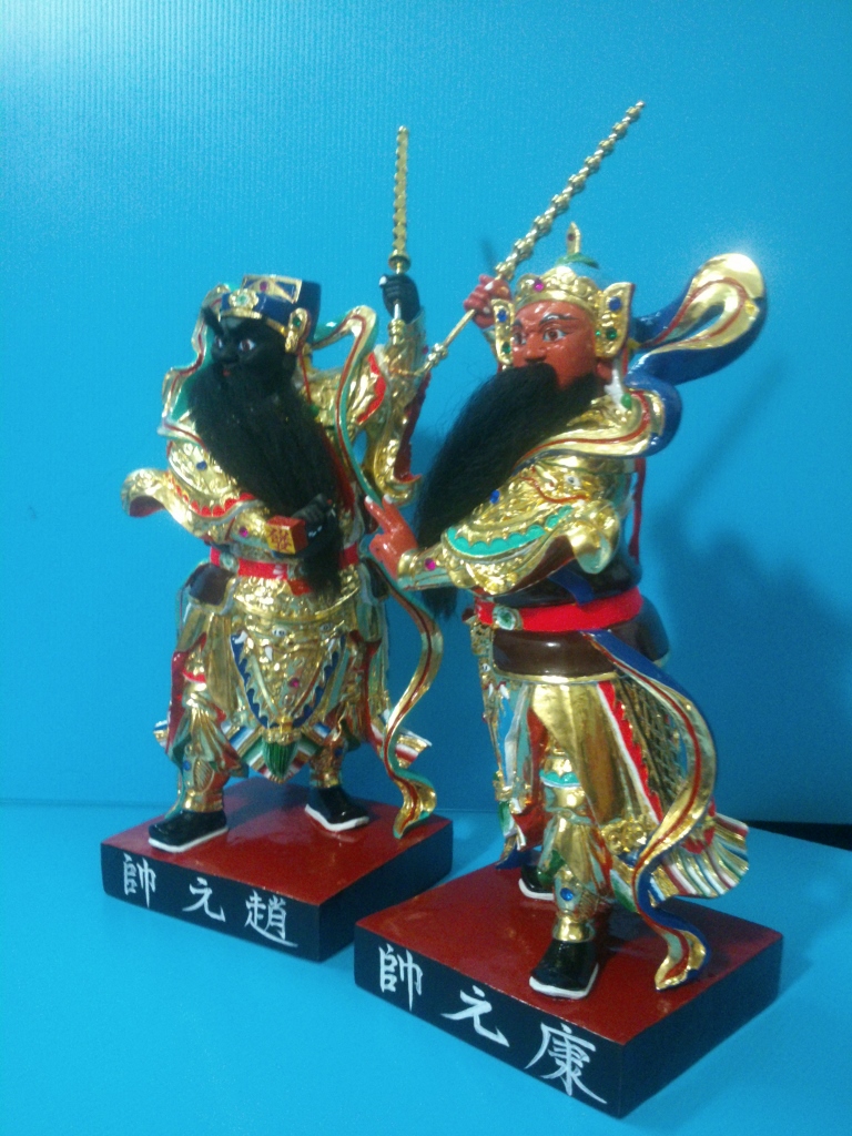 神像雕刻,康元帥,趙元帥