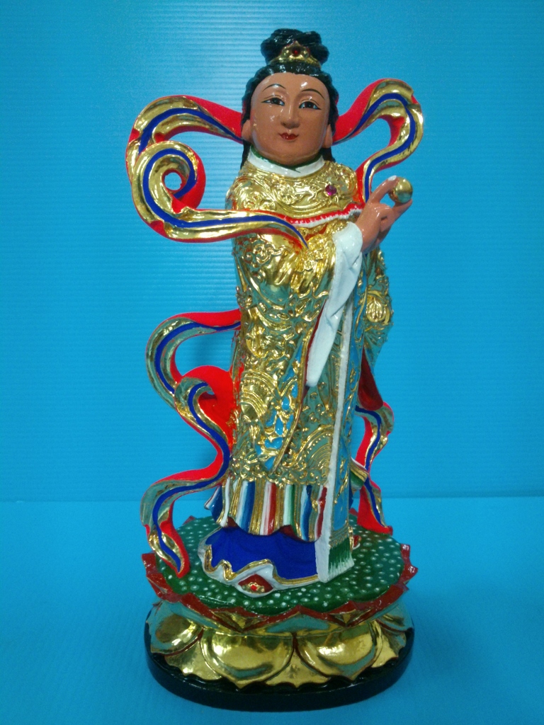 神像雕刻,善才,龍女,觀音左右侍者