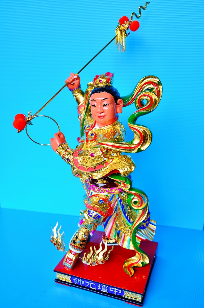神像雕刻,中壇元帥,三太子,太子爺,哪吒