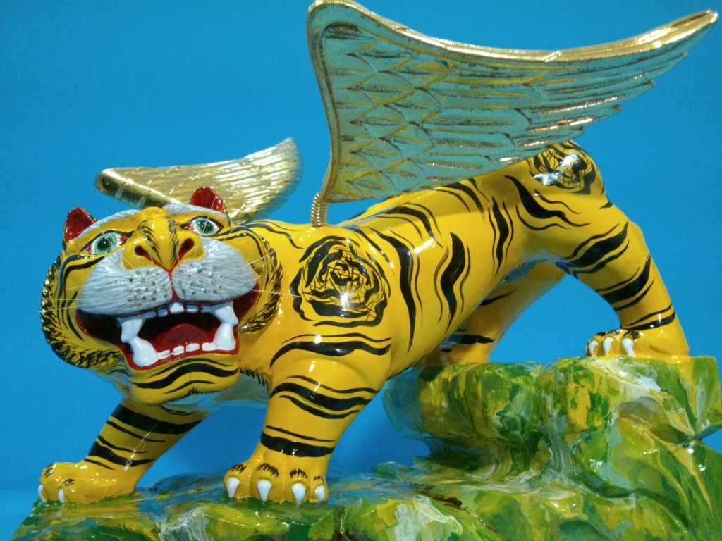 神像雕刻,飛虎將軍,虎爺